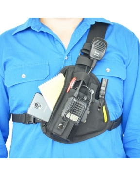 Two Ants Pharaoh Adjustable Two Way Radio Phone Chest Holster