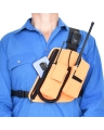 CT201DLOE Two ants trap jaw double orange two way radio pouch