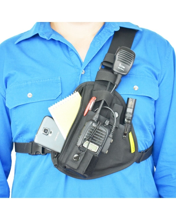 Two Ants Pharaoh Adjustable Two Way Radio Phone Chest Holster