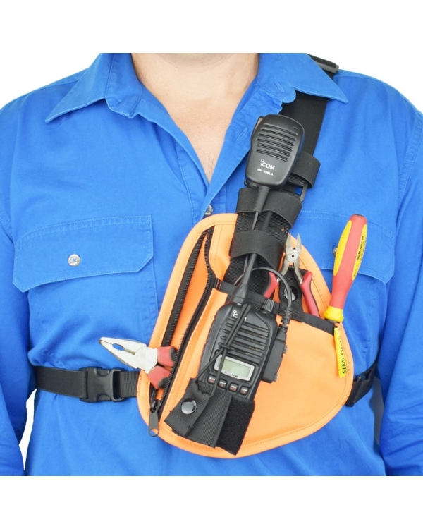 CB chest holster Two Ants CT100SLOE Pharaoh Left Orange